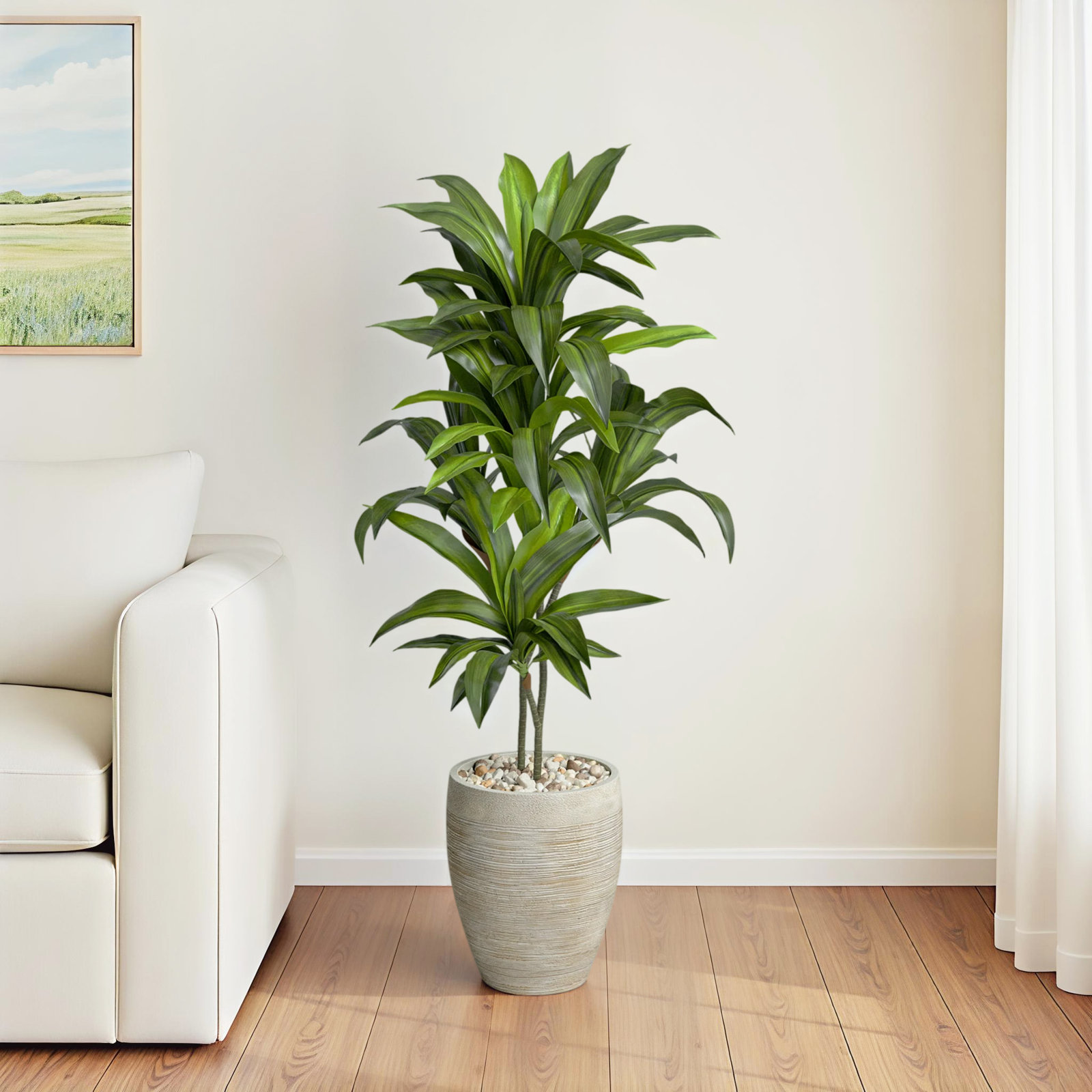 48" H Artificial Foliage Plant in Planter