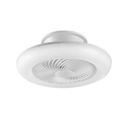 VENTILATORE CON LAMPADA LED ALISEO White 40W 3600LM CCT Wi-Fi CON TELECOMANDO 55X28X22 Cm.