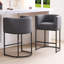 Tabouret rembourré à hauteur de comptoir avec structure en métal (ensemble de 2)-1699321838-1699321834