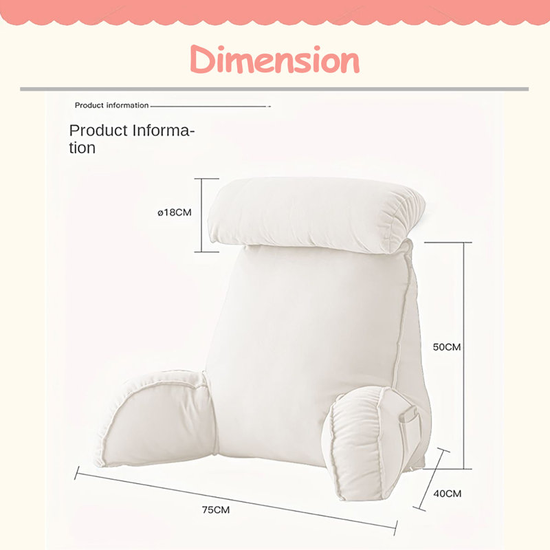 Coussin de tête de canapé, White
