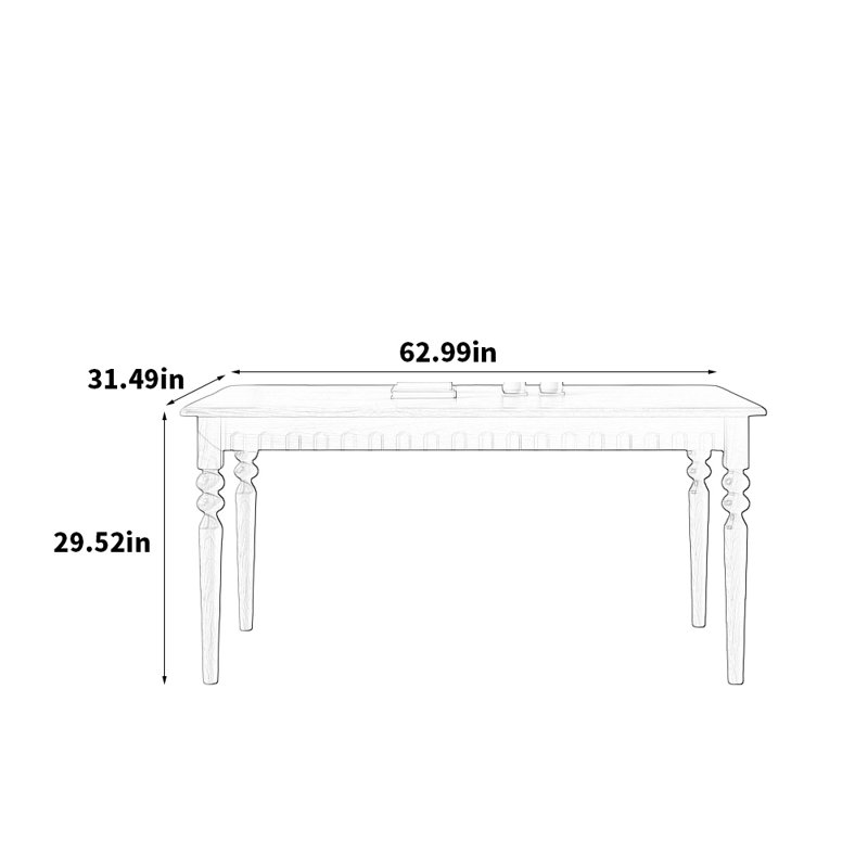 Vermon, 29.52"H x 62.99"L x 31.49"W