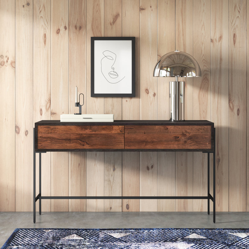 Console Samia, Noir / brun