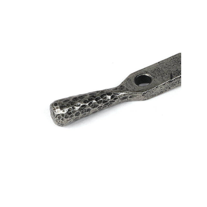 Hammered Newbury Stay, Pewter Patina, 24.9cm H x 1.6cm W x 0.6cm D