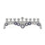 Blue & White Charisma Menorah