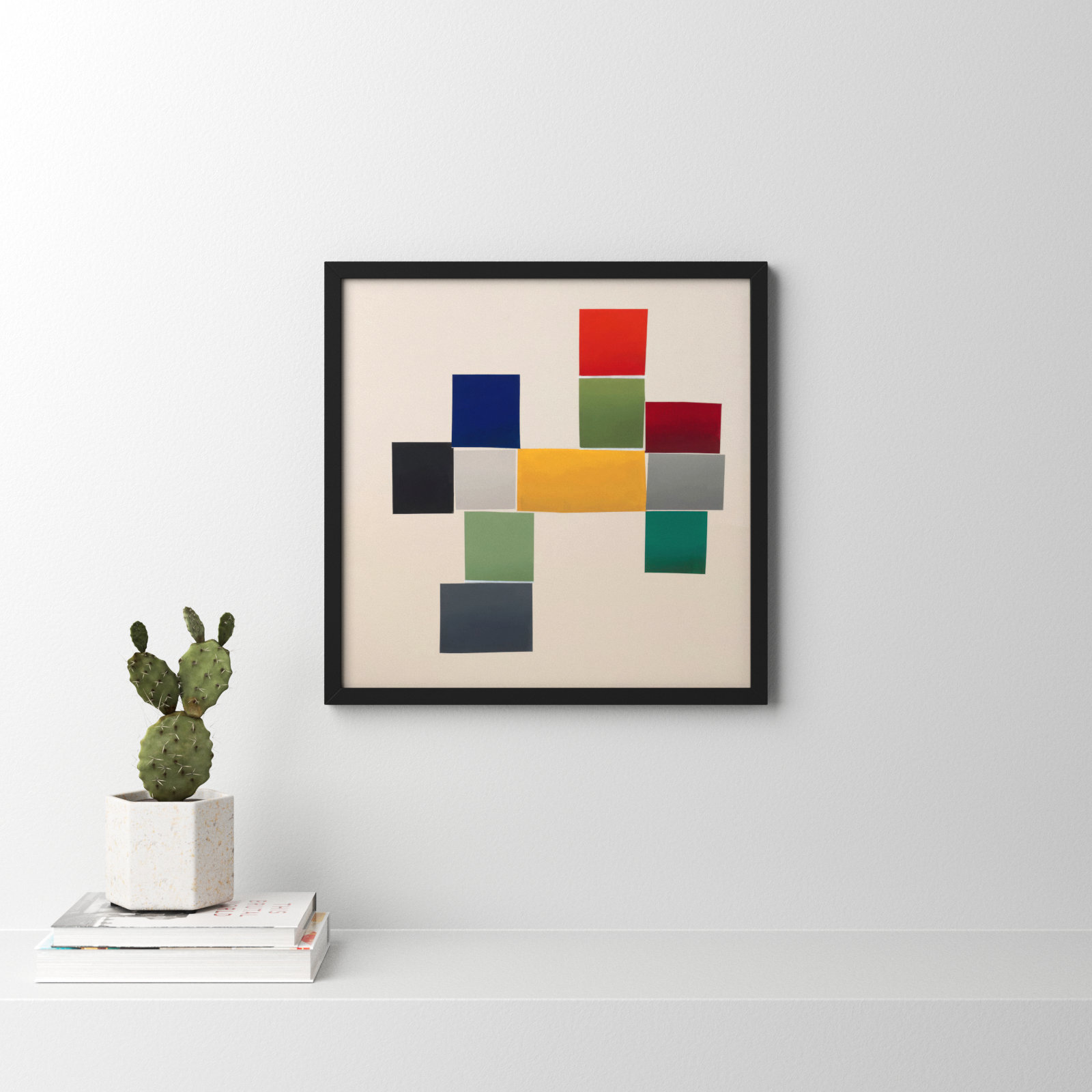 Jewels 1 by Lee Lessem, Black Framed, 24" W x 24" H