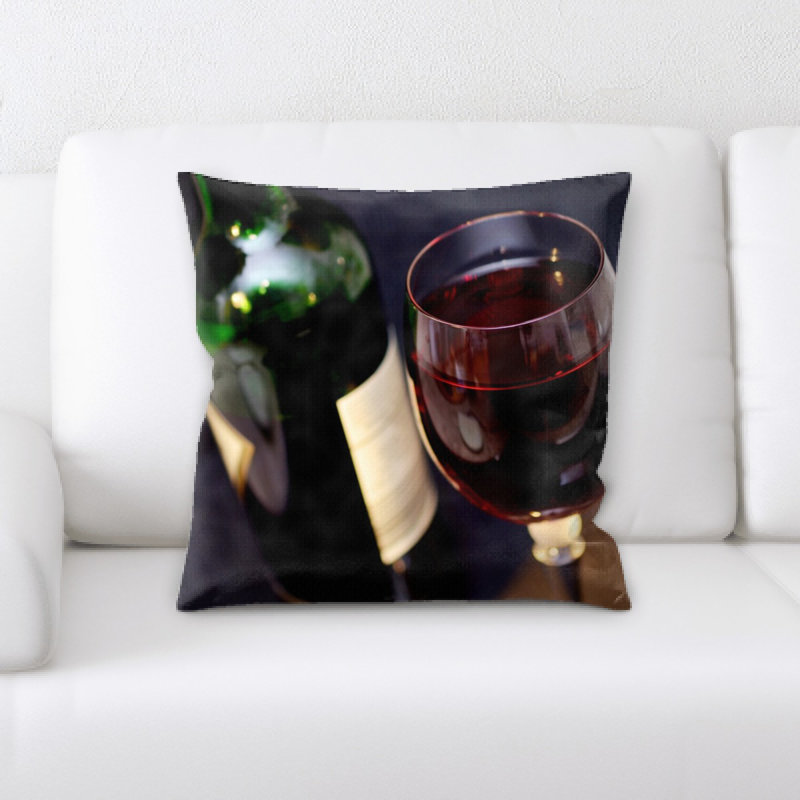 Coussin décoratif à vin