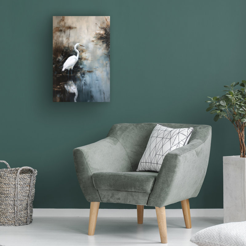 Art sur toile Treechild Egret In Lake