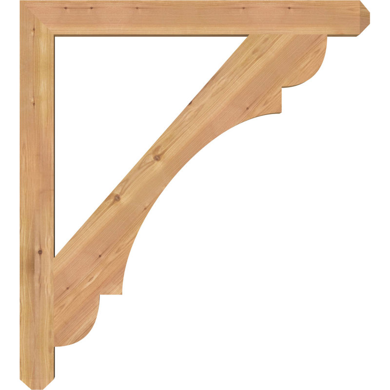 Support pour artisan olympique, Cèdre rouge de l'Ouest (lisse), H 40 po x l 3,5 po x P 36 po
