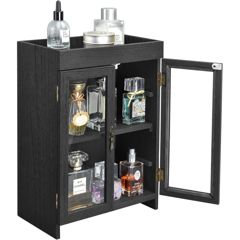Masumah Wood 4 Compartment Makeup Organizer