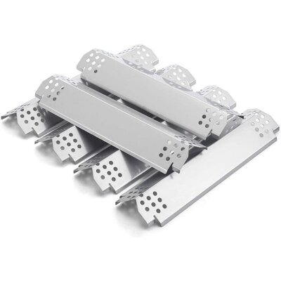 Heat Plates For Nexgrill 6 Burner 720-0896B, 720-0896, 720-0898 And 720-0888, 720-0888N, 720-0882A, 720-0830H, Stainless Steel Grill Heat Shield Tent, -  Quickflame, QFG2028