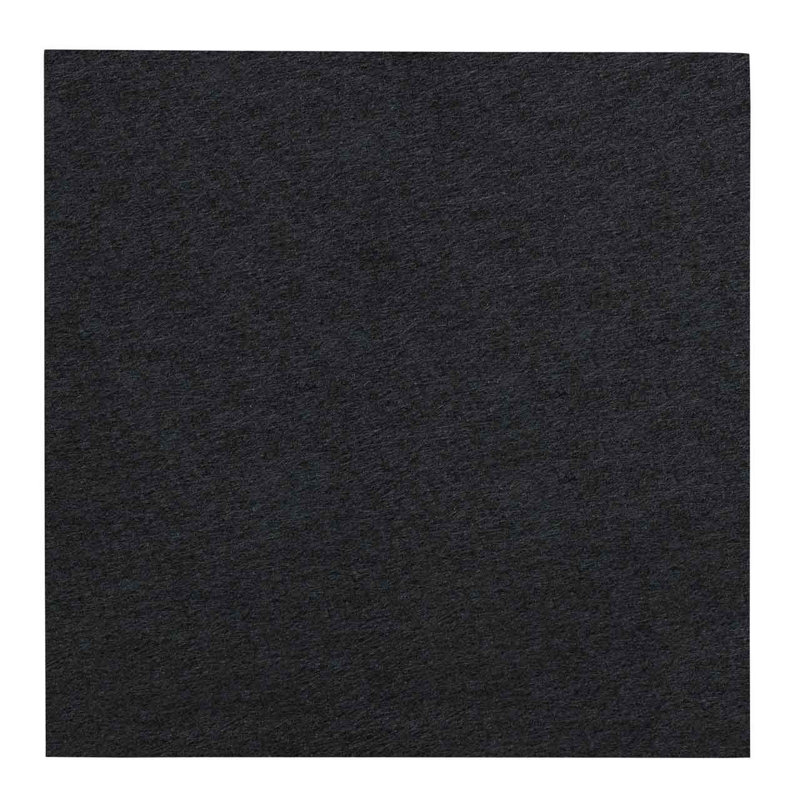 Décoration murale acoustique Soundsorb, H 12 po x l 12 po x P 2 po, Noir