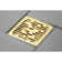 Kingston Brass BSF6310ORB Watercourse Transit 4" Square Grid Shower Drain, Oil Rubbed Bronze