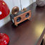 Foyer autoportant en bois massif Nut-Brown