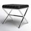 Tabouret de coiffeuse en simili cuir Pollman-1271683293