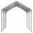 Metal Carport Heavy Duty Outdoor Car Shelter Garage for Boats-109691634