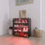 Shoe Cabinet With Glass Door, Shoes Display Cabinet With LED Light Bluetooth Control