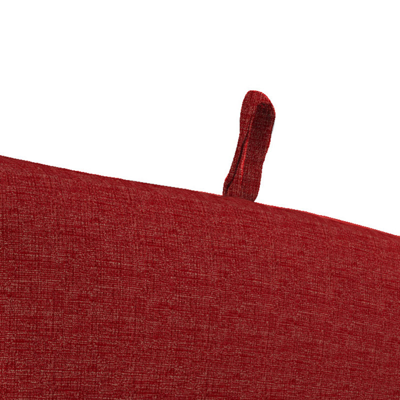 22" x 44" Outdoor Chair Cushion with Ties and Loop, Posh Saucy