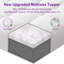 Surmatelas avec housse de surmatelas rafraîchissant de 8 à 21 po de profondeur et 3 po de profondeur-236635407