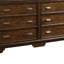 Cerise brune à 8 tiroirs 65 po Faye Commode large