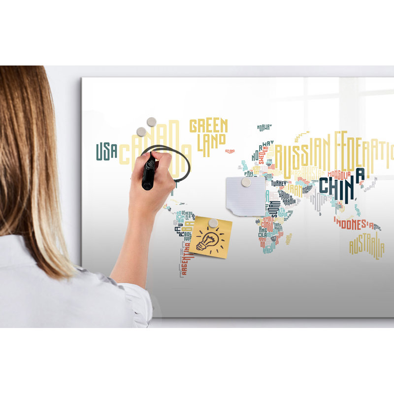 Magnetic Glass Dry Erase Board