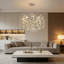 Modern Crystal Raindrop Chandelier, Art Deco Tree Branch Lighting Fixture With Adjustable Height For Dining Room, Living Room, Foyer, 8-Light Design-354477377-354477389-354477388