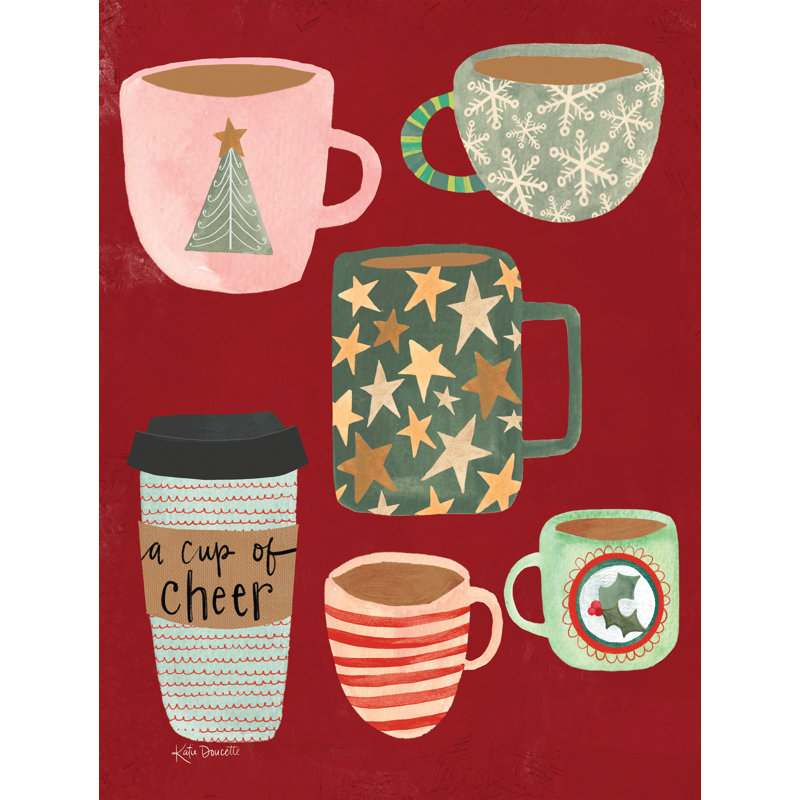 Cups of Cheer par Katie Doucette, H 18 po x l 12 po