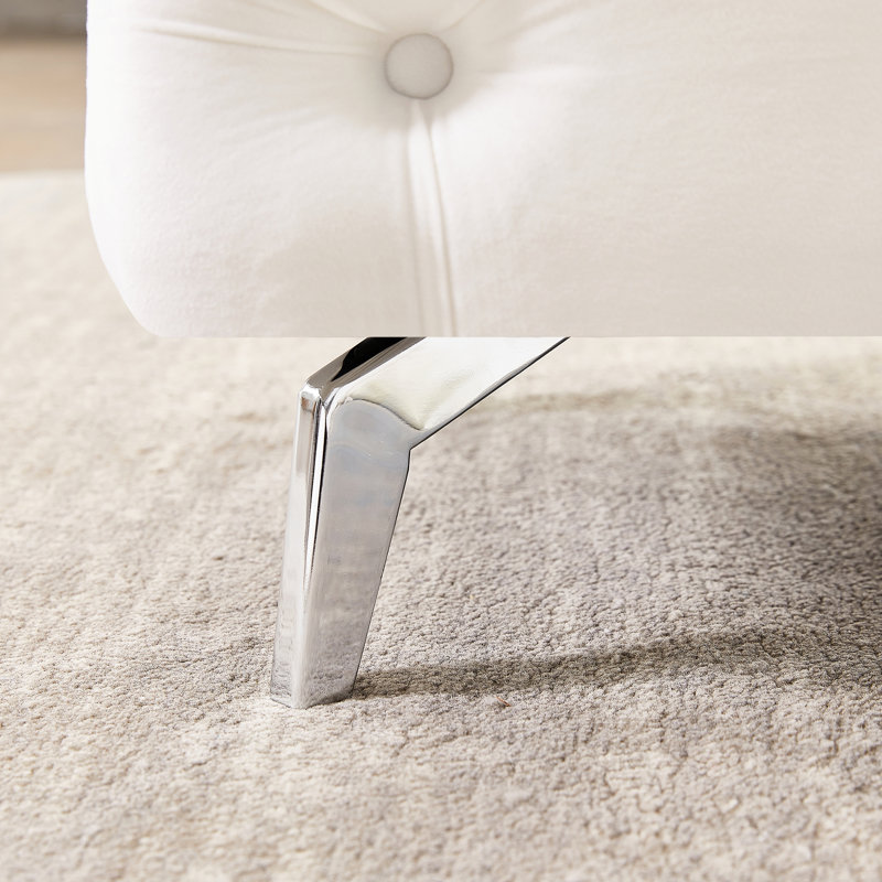 Button-Tufted Upholstered Bench