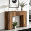 39,5 "Console, canapé rustique, table de vestibule avec tiroir