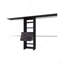 Système d'organisation modulaire pour placard avec tringles suspendues Wengue-442191568