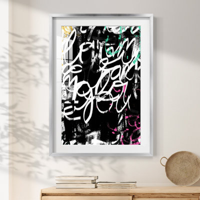 Graffiti Scribe II - impression encadrée