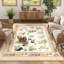 Tapis lavable à la machine Cute-373637294-373637295