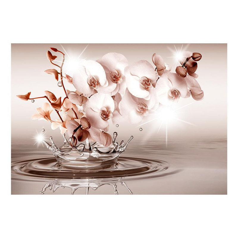 Floral Wall Mural, 82" L x 118" W