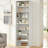 Cd Media Storage Tower, Double - Layer Design, 8 Cube Adjustable Shelf Height, Waterproof , 72.5 Lbs Gross Weight Multifunctional Bookcase, Shelves, Detachable Into Two 4 , High Density 32 Net-120652837