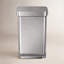 Simplehuman 45 Liter/ 12 Gallon Liter Kitchen Step Trash Can, Brushed Stainless Steel & Plastic Lid