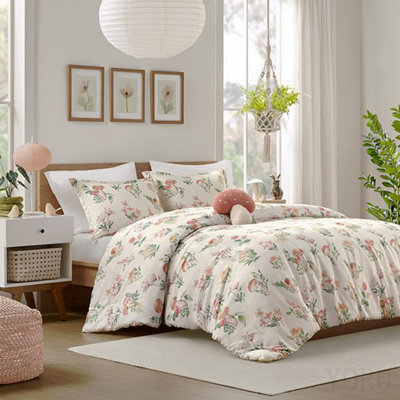 Full/Queen Mushroom Garden Comforter Set