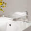 3 Handles Deck Mount Roman Tub Faucet Trim with Handshower-109101965