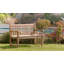 Xantippe Solid Wood Teak Outdoor Bench