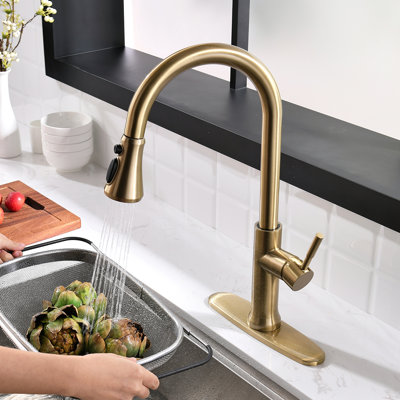 Robinet de cuisine escamotable