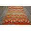 Bright Color Chevron Design Antique 1880s Native American Navajo Rug