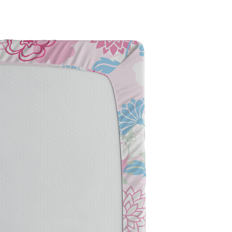 Drap-housse floral floral/fleur, Drap-housse de taille simple