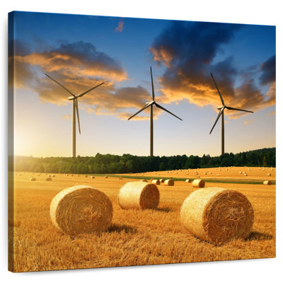 Balles de foin et éoliennes Alvord