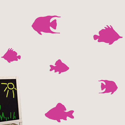 Décalcomanie murale poisson