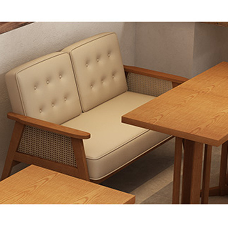 Ivaya 47.2'' Faux Leather Settee