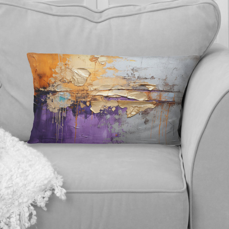 Coussin Collage Fusion III - Abstract Collages