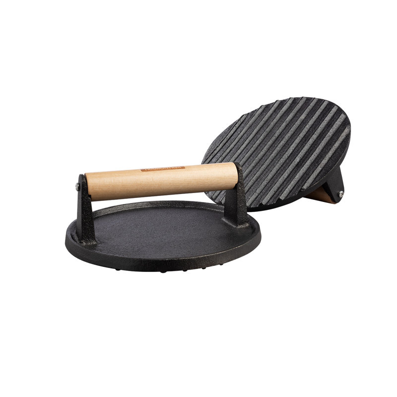 BBQ Churrasco Cast Iron Grill Press