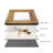 8X10 Picture Frames,Brown Rustic Wood Frame With Glass Front, Display 10X8 Inch Photos For Table Top Display And Wall Mounting