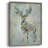 Fantastic Florals Deer, Full Framed Print - Solid Wood-536790513