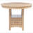 Oval 60-inch Counter Height Extension Dining Table