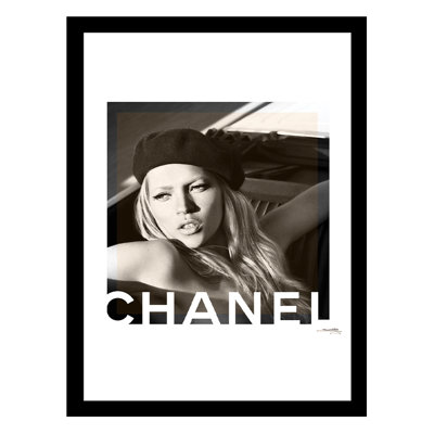 Kate Moss Designer Fashion Framed Print