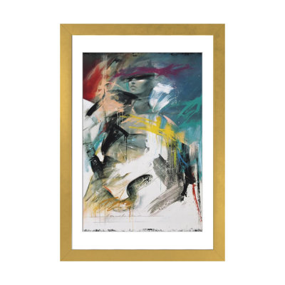 «Lady Snake», reproduction d'art sur papier encadré